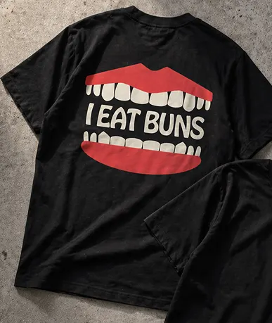 EAT BUNS custom screen printing project in Philadelphia